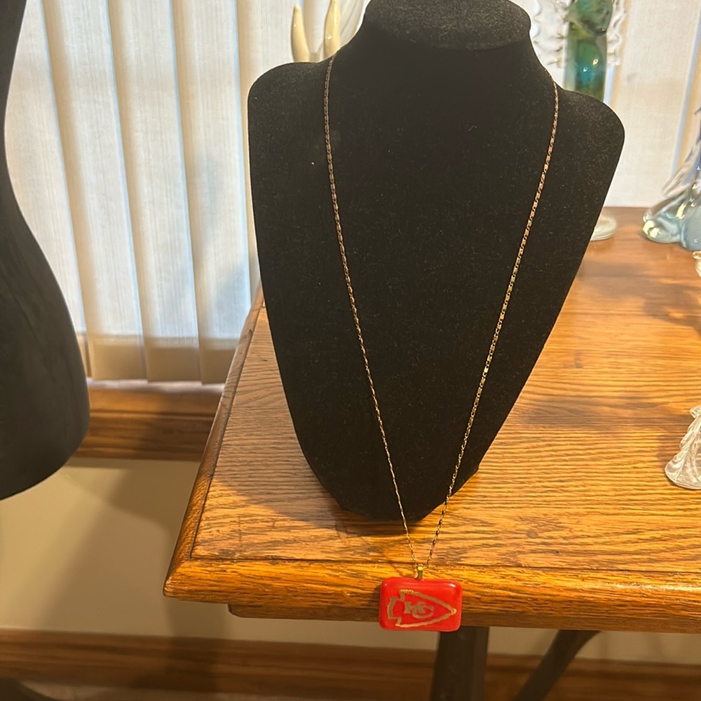 Kc chiefs necklace